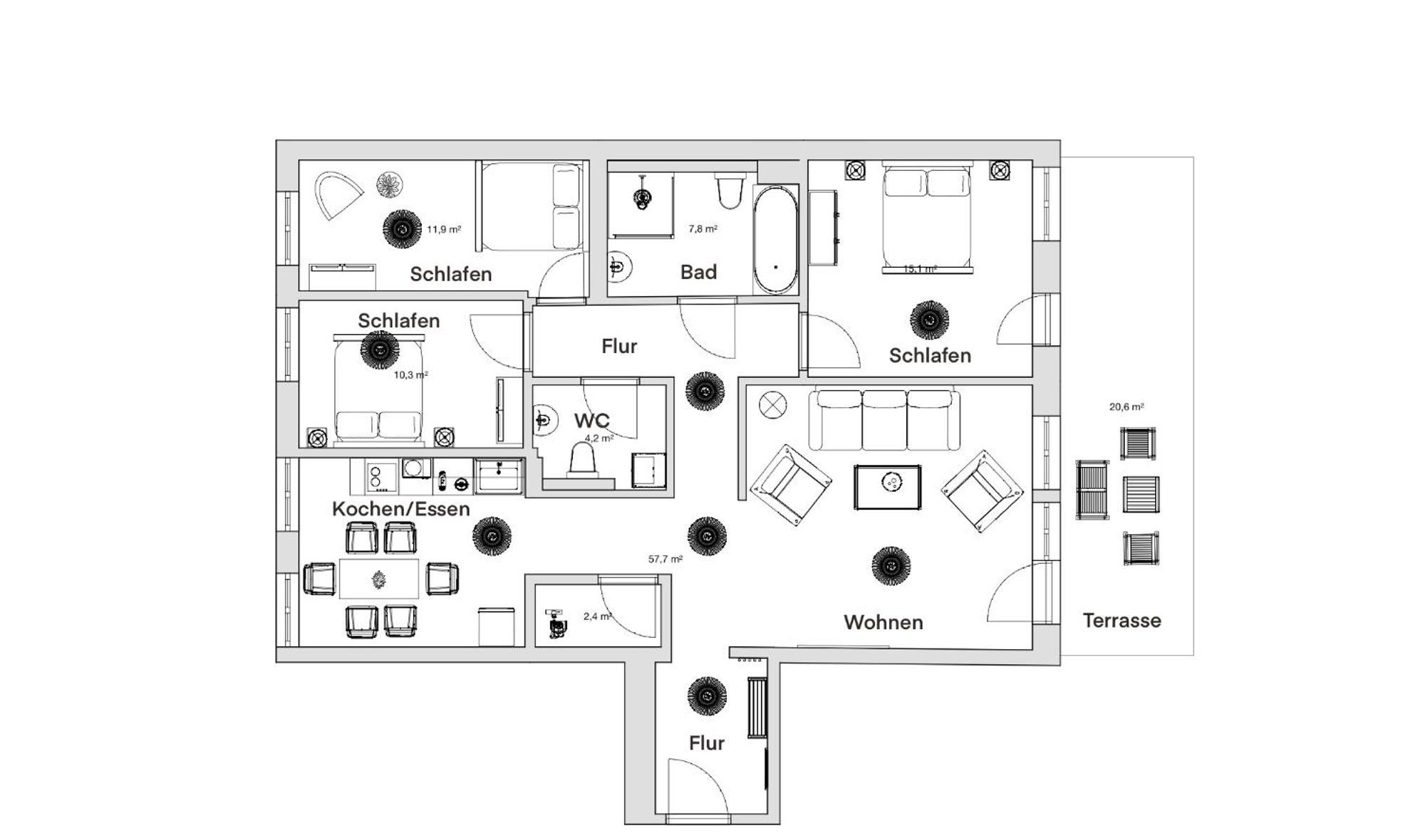 Pineapple Apartments Dresden Altstadt I - 117 Qm - 1X Free Parking ภายนอก รูปภาพ